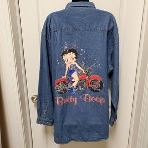 5/$30 Vintage Betty Boop Red White and Blue